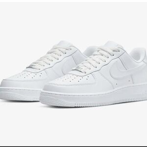 Nike Men's Air Force 1 White Sneakers In Box